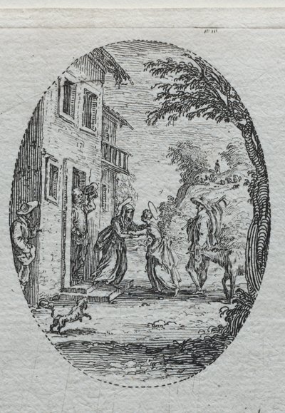 The Mysteries of the Passion: The Visitation by Jacques Callot
