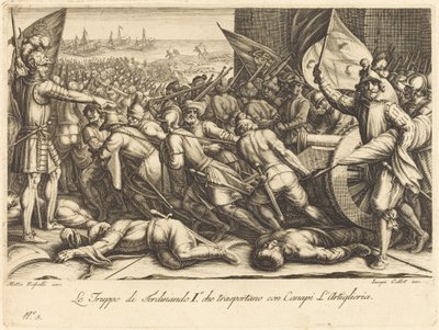 The Re-embarkation of the Troops by Jacques Callot