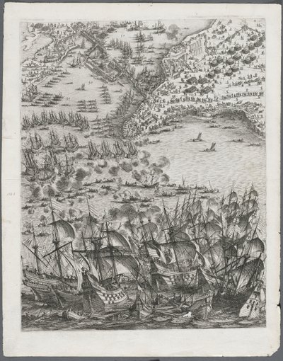 The Siege of La Rochelle: Plate 11 by Jacques Callot