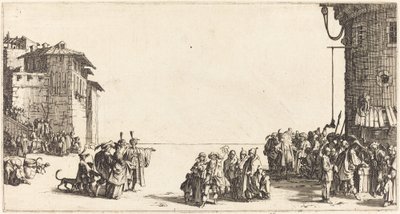 The Slave Market by Jacques Callot