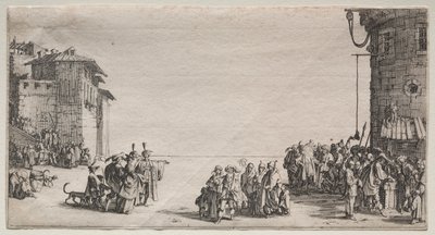 The Slave Market by Jacques Callot