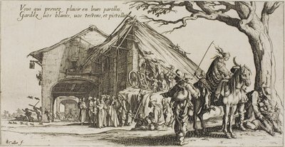 The Stopping Place, from The Bohemians by Jacques Callot
