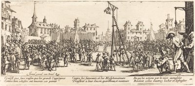 The Strappado by Jacques Callot