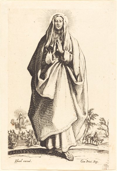 The Virgin by Jacques Callot