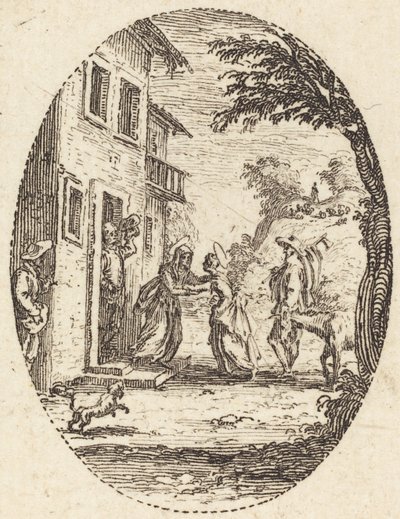 The Visitation by Jacques Callot