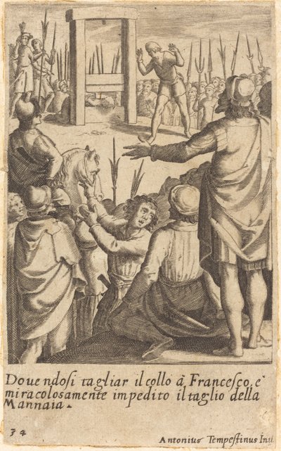 Francesco by Jacques Callot after Antonio Tempesta