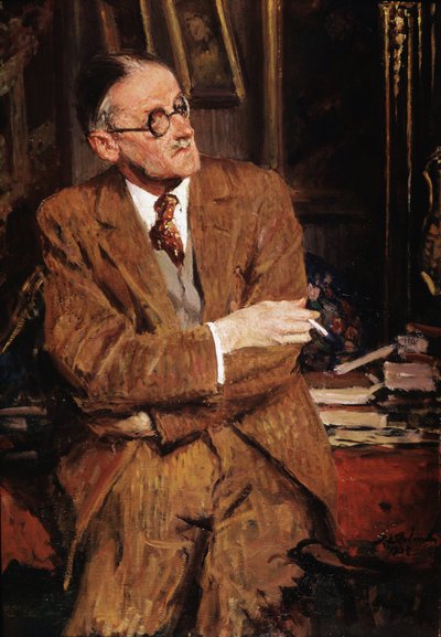 Portrait of James Joyce by Jacques Emile Blanche