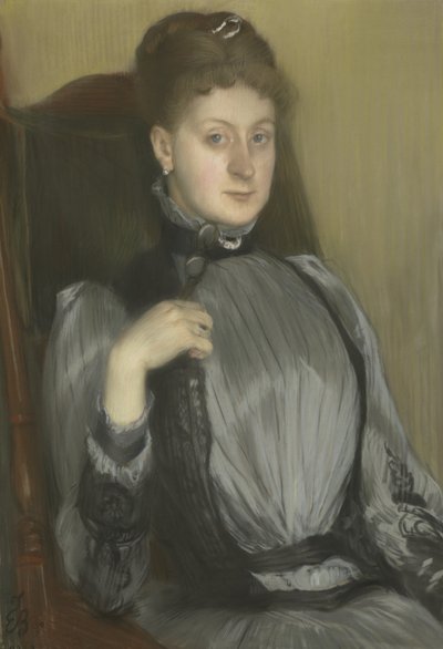 Portrait of a Woman by Jacques Emile Blanche