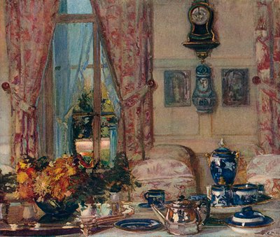 The Dining Room at Offranville by Jacques Emile Blanche
