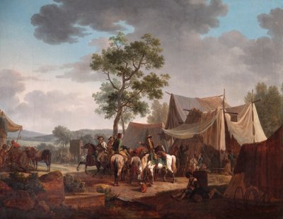 An Encampment by Jacques Francois Joseph Swebach
