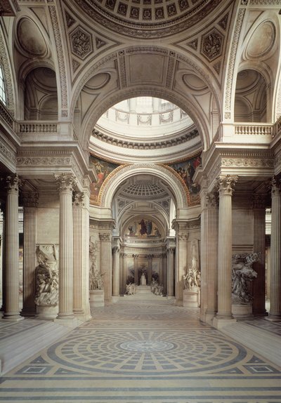 Interior View by Jacques Germain Soufflot