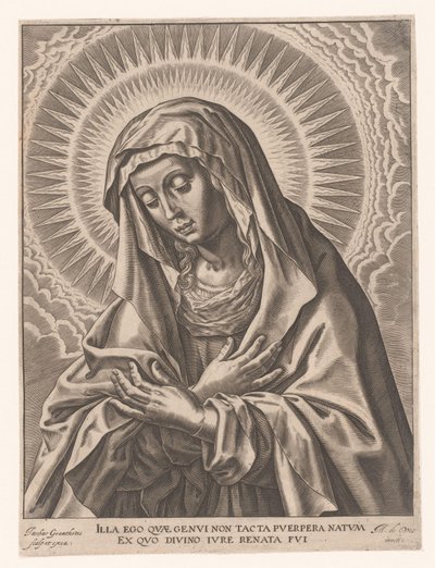 Virgin Mary by Jacques Granthomme