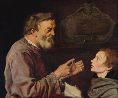 Master and Pupil by Jacques II de Gheyn