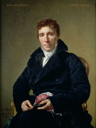 Emmanuel Joseph Sieyes (1748-1836) by Jacques Louis David
