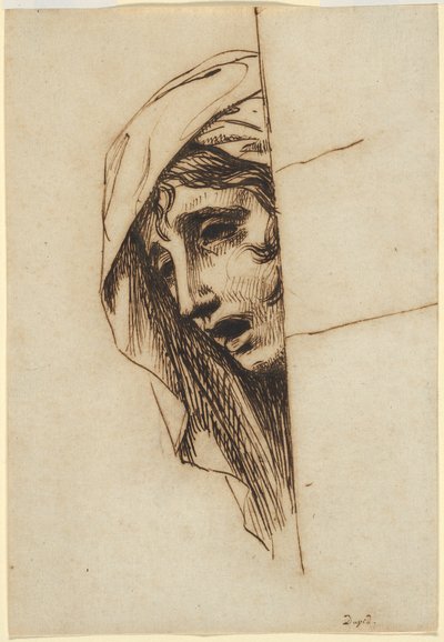 Head of a Woman by Jacques Louis David
