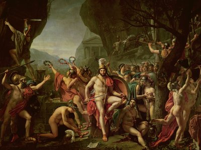 Leonidas at Thermopylae, 480 BC by Jacques Louis David