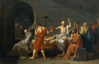 The Death of Socrates by Jacques Louis David