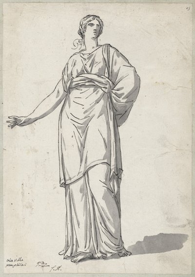 Woman from the Villa Pamphili by Jacques Louis David