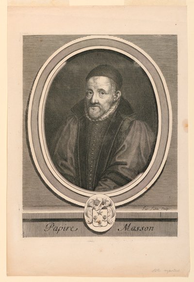 Portrait of Papire Masson (1544-1611) by Jacques Lubin