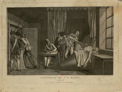 The Assassination of Jean-Paul Marat by Jacques Marchand