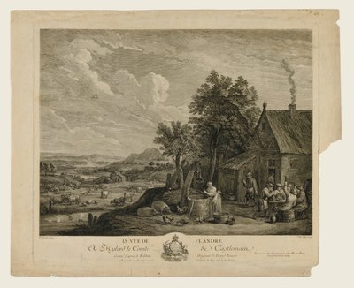 IX View of Flanders by Jacques Philippe Le Bas