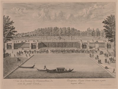 Chateau Fontainebleau from the Grand Canal by Jacques Rigaud