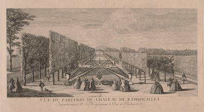 Flower Garden of Chateau Rambouillet by Jacques Rigaud