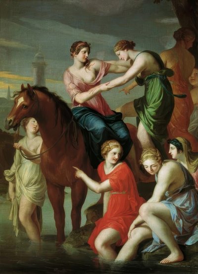 Clelia Crossing the Tiber by Jacques Stella