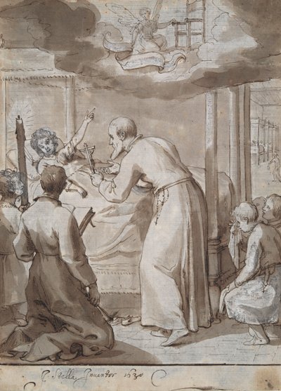 St. Philip visiting a hospital by Jacques Stella