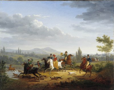 The Deer Hunt by Jacques Swebach Desfontaines