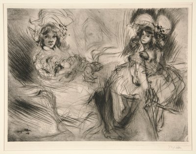 Visiting by Jacques Villon