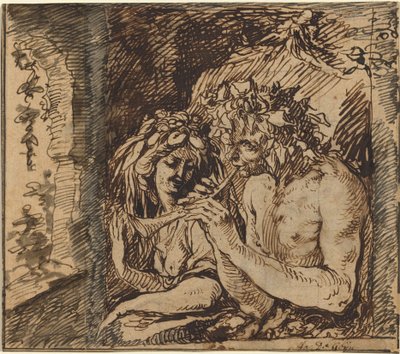 Bacchus and Ceres by Jacques de Gheyn II