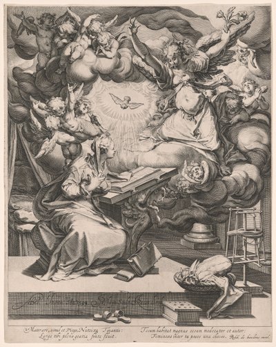 The Annunciation by Jacques de Gheyn II