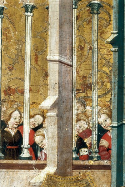 Annunciation altarpiece (detail) by Jaime Ferrer II