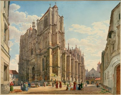 The Cathedral in Regensburg by Jakob Alt