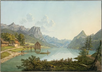 The Grundlsee by Jakob Alt