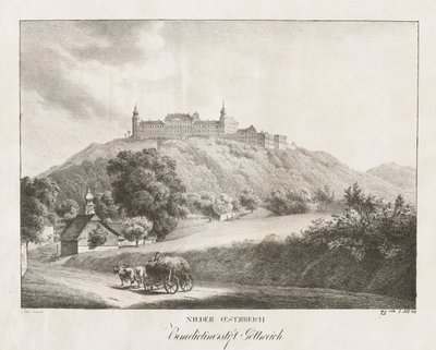 Nieder-oesterreich, Benedictinerstift Gottereich, 1819 by Jakob Alt