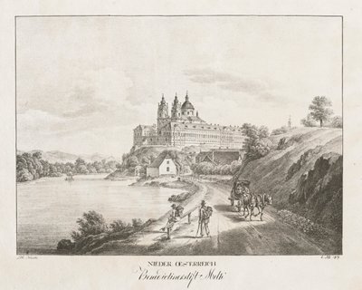 Lower Austria, Benedictine Abbey of Melk by Jakob Alt