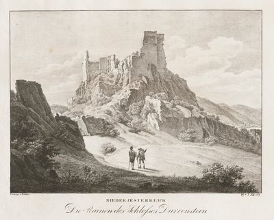 Nieder-oesterreich, The Ruins of the Castle by Jakob Alt