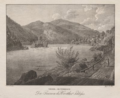 Lower Austria, The Ruins of Wörther Castle by Jakob Alt