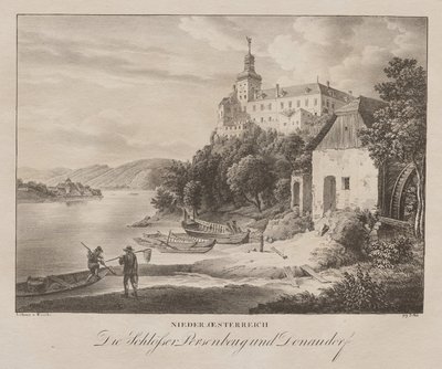 Lower Austria, The Castles of Persenbeug by Jakob Alt
