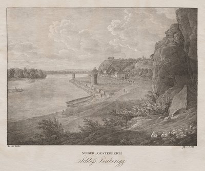 Lower Austria, Louberegg Castle by Jakob Alt