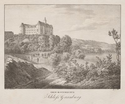 Upper Austria, Greinburg Castle by Jakob Alt