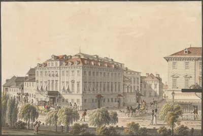 The Theater an der Wien, ca 1816 by Jakob Alt