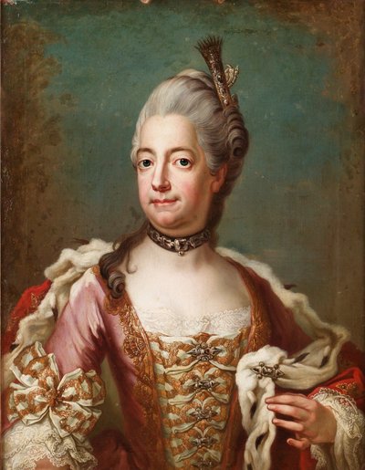 Louisa Ulrika of Prussia 1720-1782 by Jakob Björk