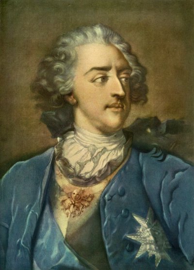 Louis XV of France by Jakob Christoph Le Blon