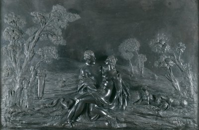 Venus and Adonis by Jakob Gabriel Mollinarolo