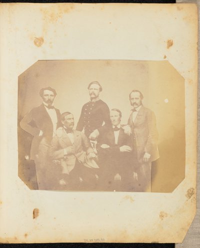 Group Portrait of Men by Jakob Höflinger