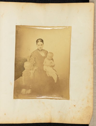 Portrait of Woman and Children by Jakob Höflinger