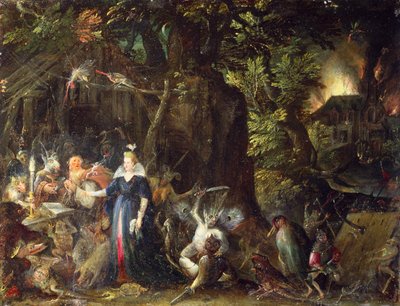 The Temptation of Saint Anthony by Jakob Isaaksz Swanenburgh